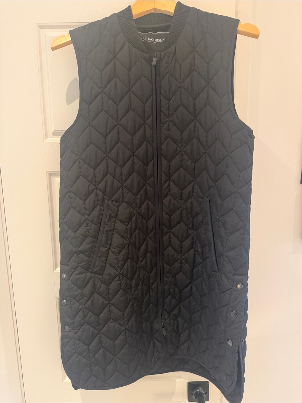 Ilse Jacobsen Black Quilted Sleeveless Vest